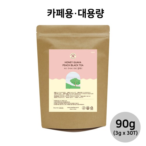 올티 허니구아바피치블랙티 90g(3g x 30T) 대용량 카페용 허브티 벌크