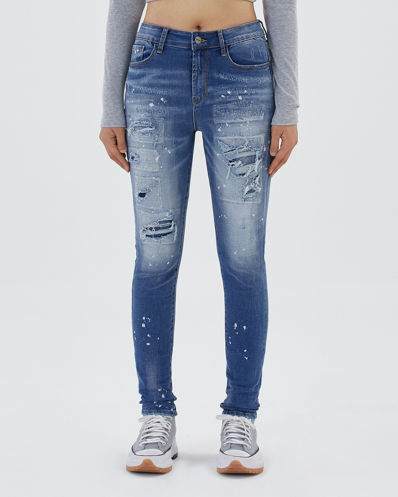 BLEACH SPLATTER JEANS