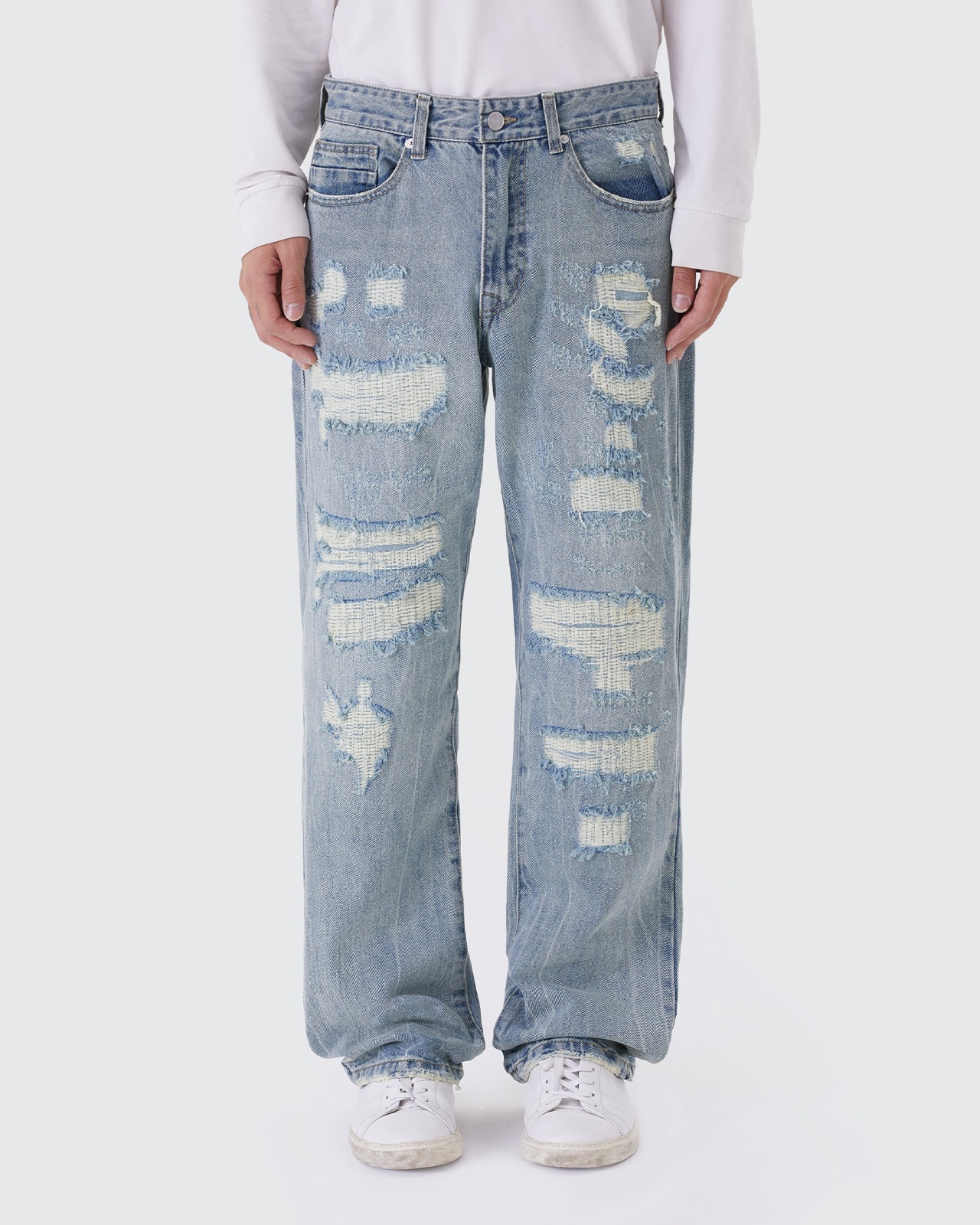 HEAVY RIPOFFS JEANS_ELM BLUE