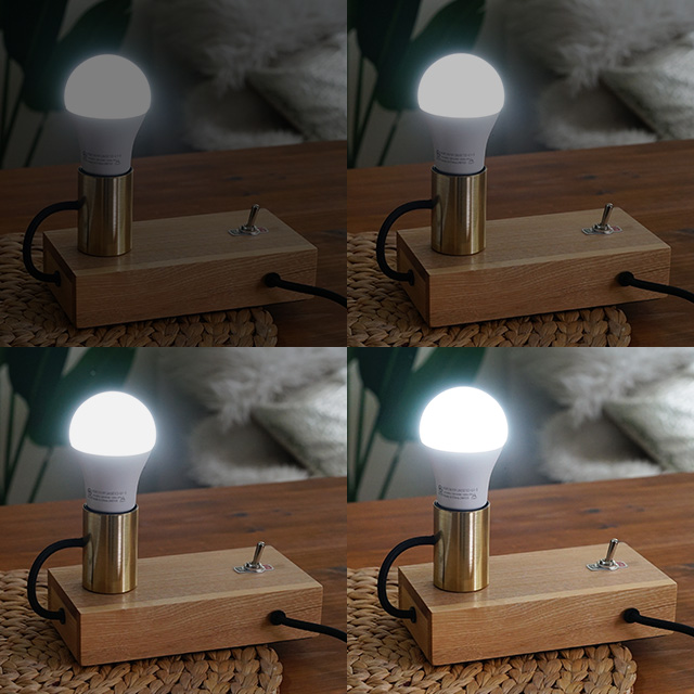나스필 LED전구 디밍 전구 12W 밝기조절 램프 삼성칩