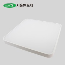 LED방등 사각 시스템 원스 50W 주백색 거실조명