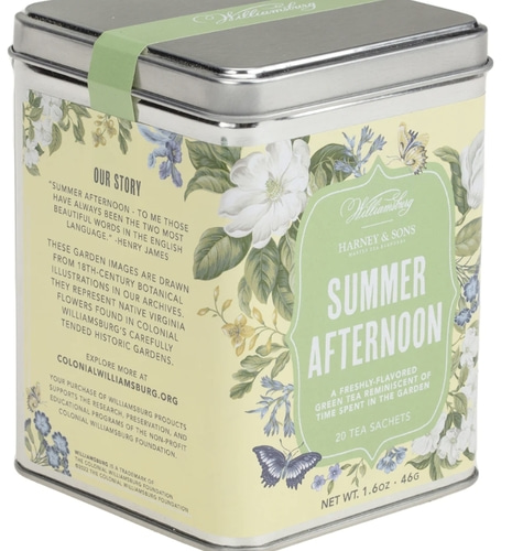 Harney &amp; sons Williamsburg Summer Afternoon Tea, Tin of 20 Sachets