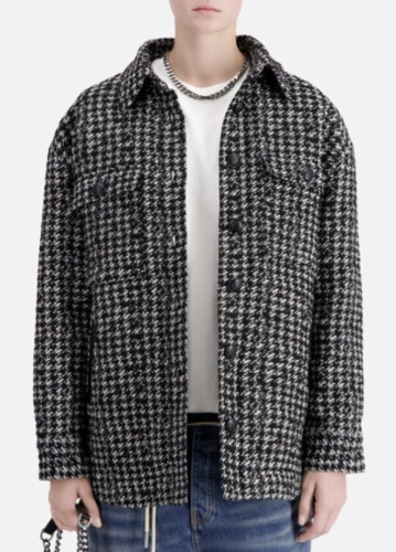 The Kooples TWEED OVERSHIRT JACKET