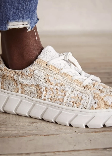 Free People Crochet Sneaker