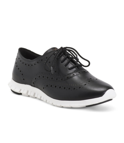 COLE HAAN Leather Zerogrand Wing Tip Oxfords - 특가!!   콜한 가죽 옥스포드