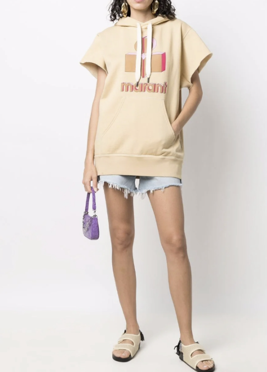 ISABEL MARANT ÉTOILE cotton-blend jersey hoodie