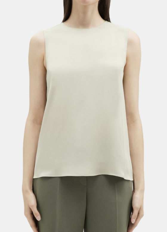 theory silk top