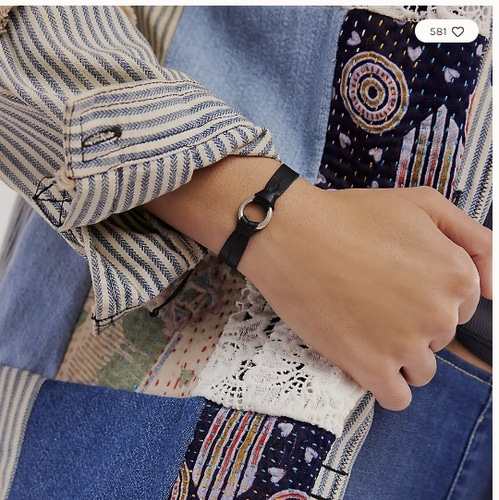 Free People Leather Bracelet