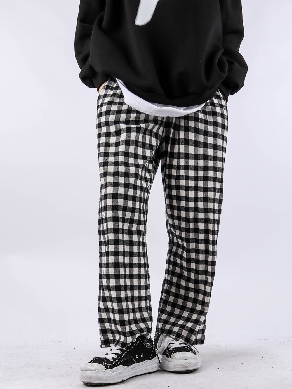 NV Gobang Check Wide Pants (2color)