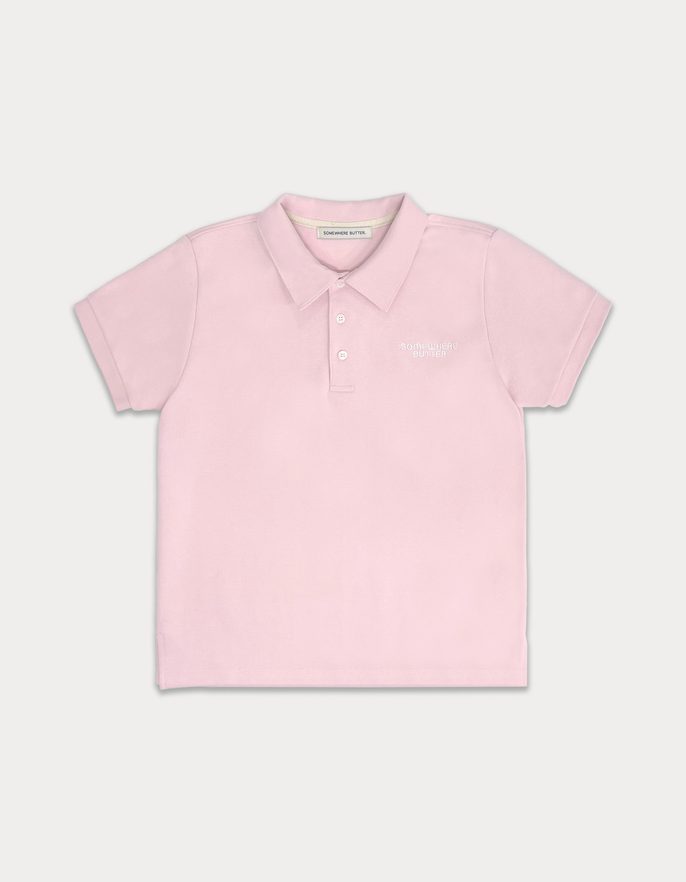 [5th Order 6.7 출고] Classy logo pique top - pink
