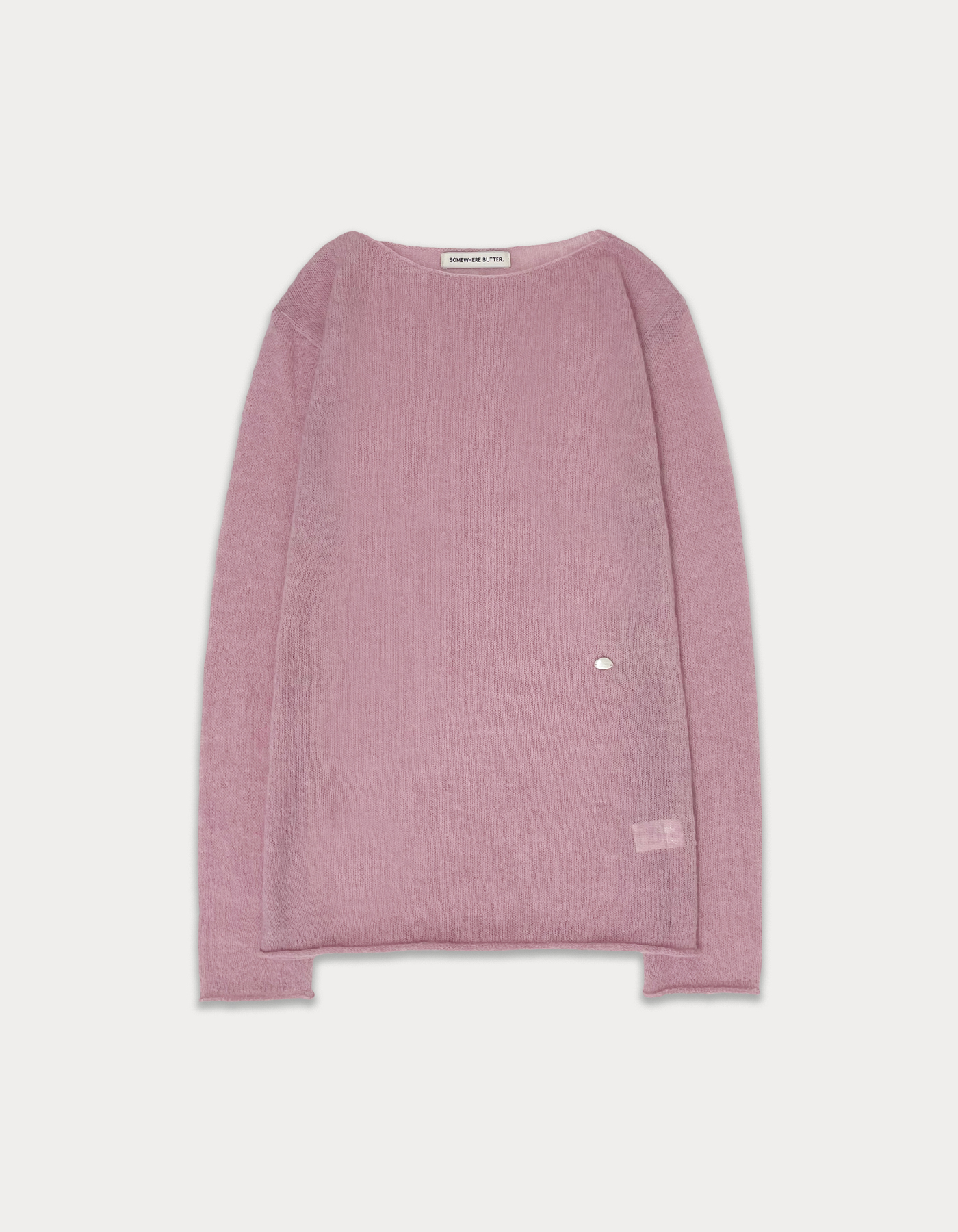 [4th Order 4.30 출고] See-through long sleeve knit - pink