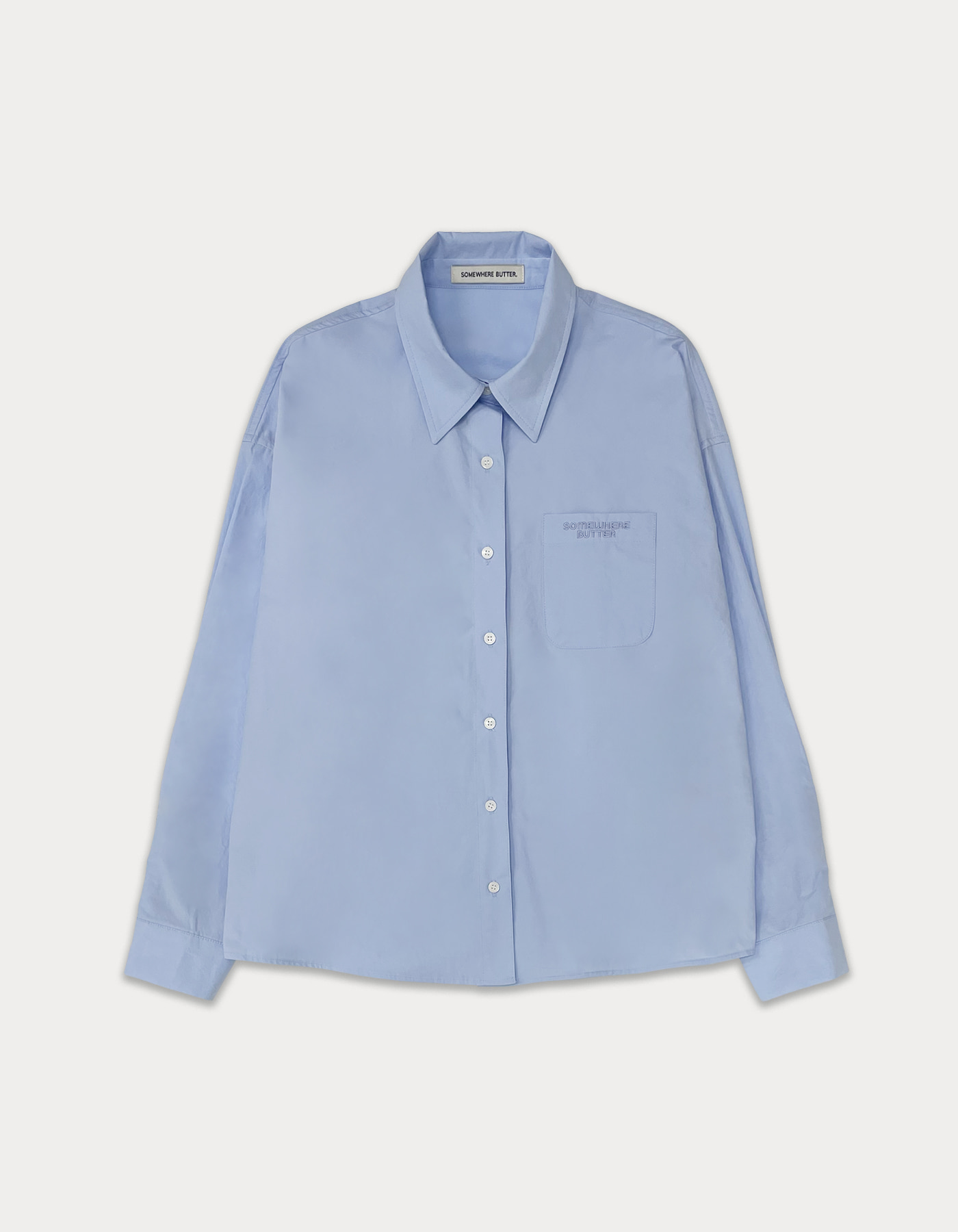 [5th Order 6.5 출고] Classic cotton shirt - light blue