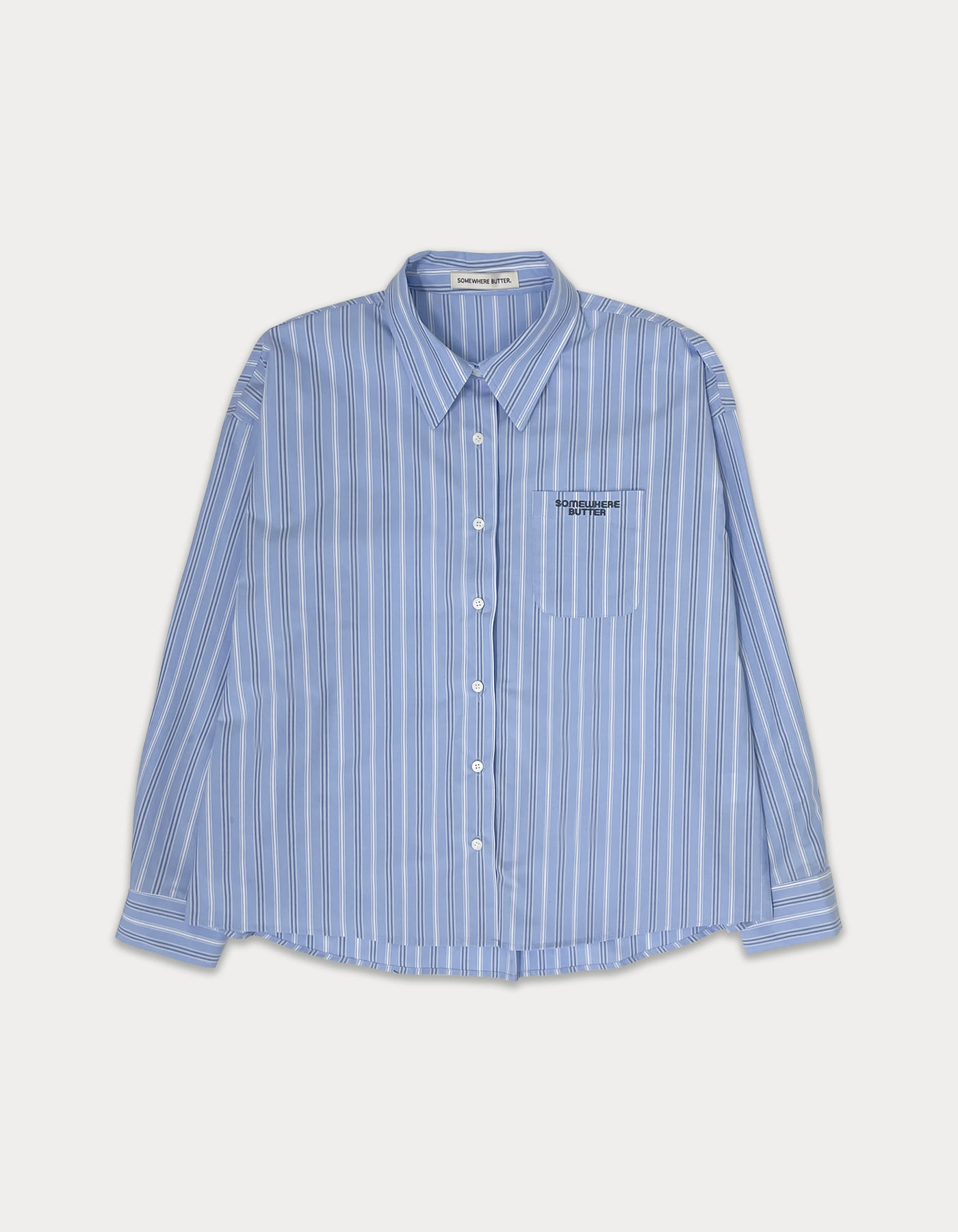[7th Order 6.7 출고] Classic stripe shirt - light blue