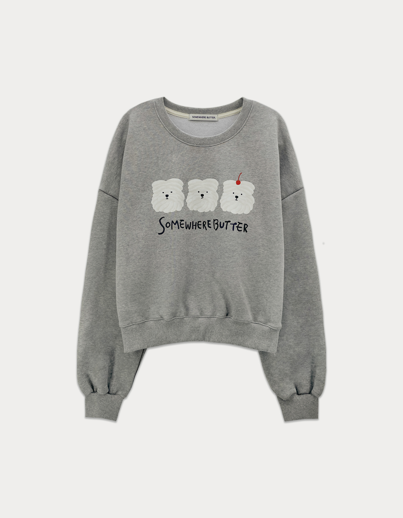 SOMEWHERE BUTTER ♥ Butteree trio over-fit top /追跡付 SOMEWHERE BUTTER - - SOMEWHERE BUTTER.