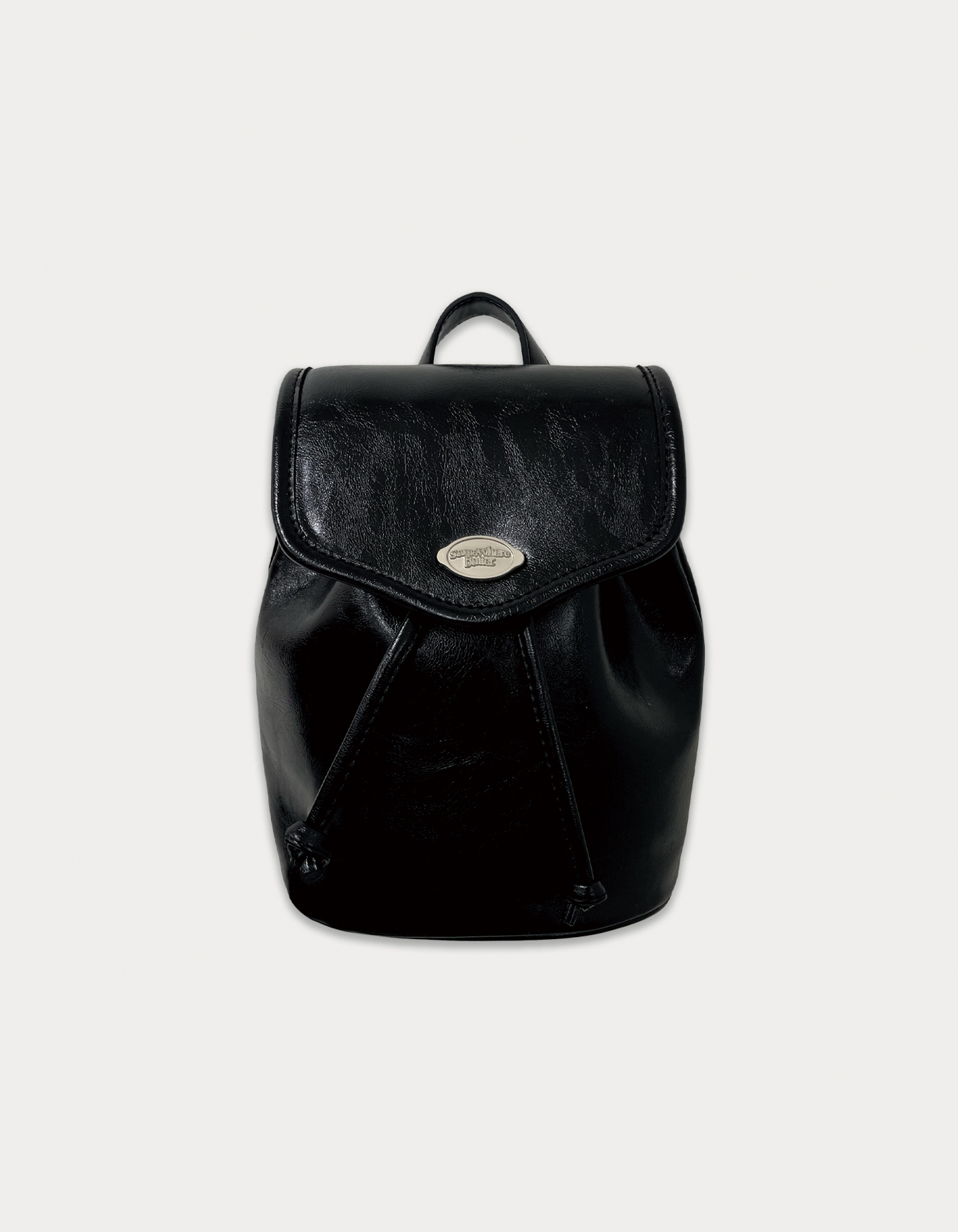 [3rd Order 6월 중순 출고] Mini fle backpack - black