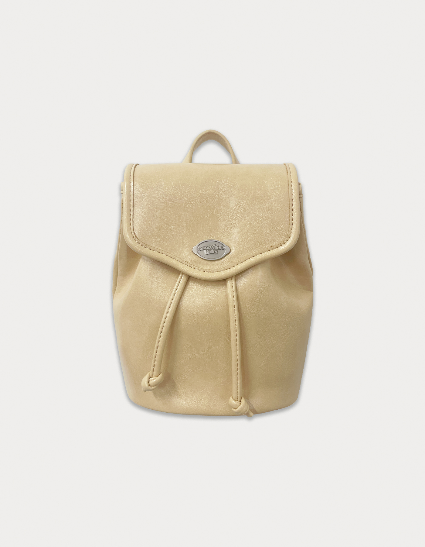 [3rd Order 6월 중순 출고] Mini fle backpack - butter