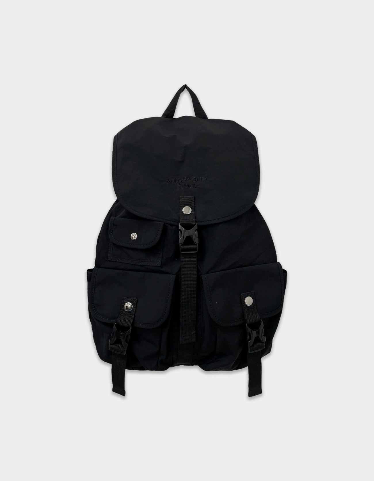 BACKPACK - SOMEWHERE BUTTER. SOMEWHEREBUTTER PP mini リュック Black