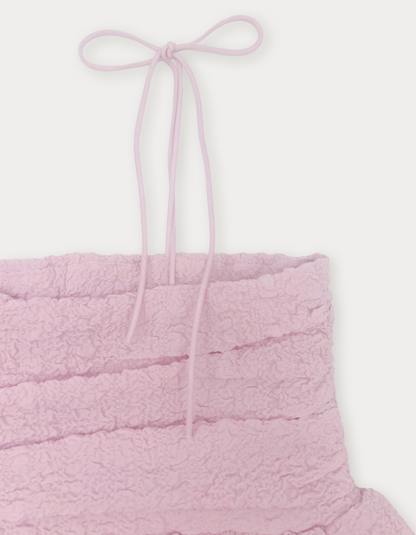 Smss Rony Rony Shirring Mini Dress - Pink - SOMEWHERE BUTTER.