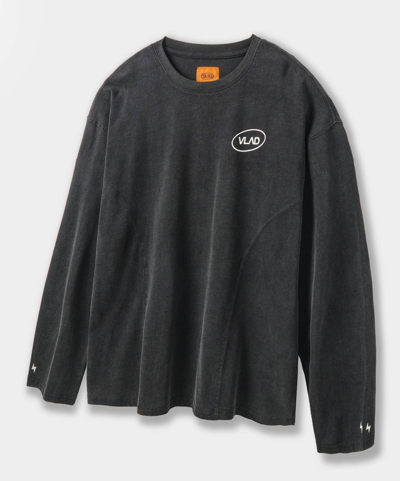 【DIMITRI BLACK】 VLAD Denim Applique Hooded T-shirt Top - 디미트리블랙 (DIMITRIBLACK)