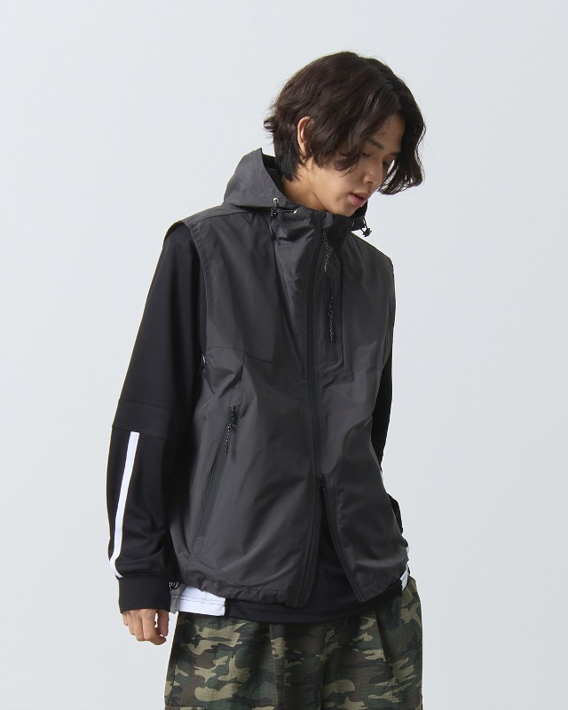 ブルゾン dimitriblack ASI 2WAY Authentic Hood Windbreaker Jacket Oliv 717Ut1acysL.jpg