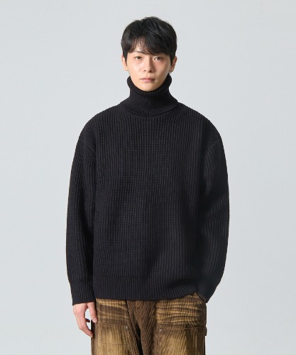 【DIMITRI BLACK】 ASI Essential Heavyweight Turtleneck Knit Knitwear - 디미트리블랙 (DIMITRIBLACK)