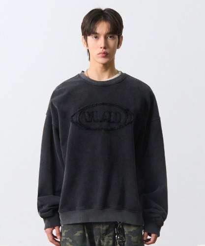 DIMITRI BLACK★VLAD LOGO EMBROIDERED KNIT HOODED T-SHIRT MUSINSA | DIMITRI BLACK VLAD Cut-off Applique Shooting Star