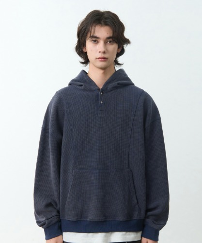 【DIMITRI BLACK】 VLAD Denim Applique Hooded T-shirt VLAD - 디미트리블랙 (DIMITRIBLACK)