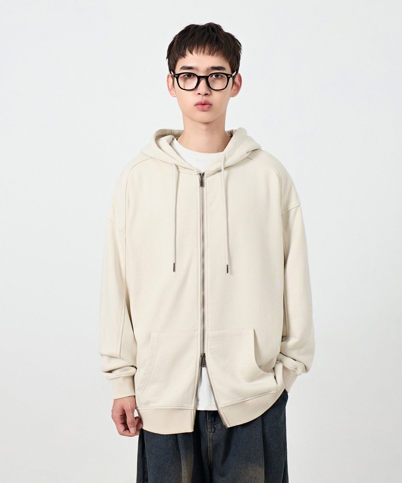 【DIMITRI BLACK】 2WAY OG Essential Detroit Cotton Hooded Outer - 디미트리블랙 (DIMITRIBLACK)