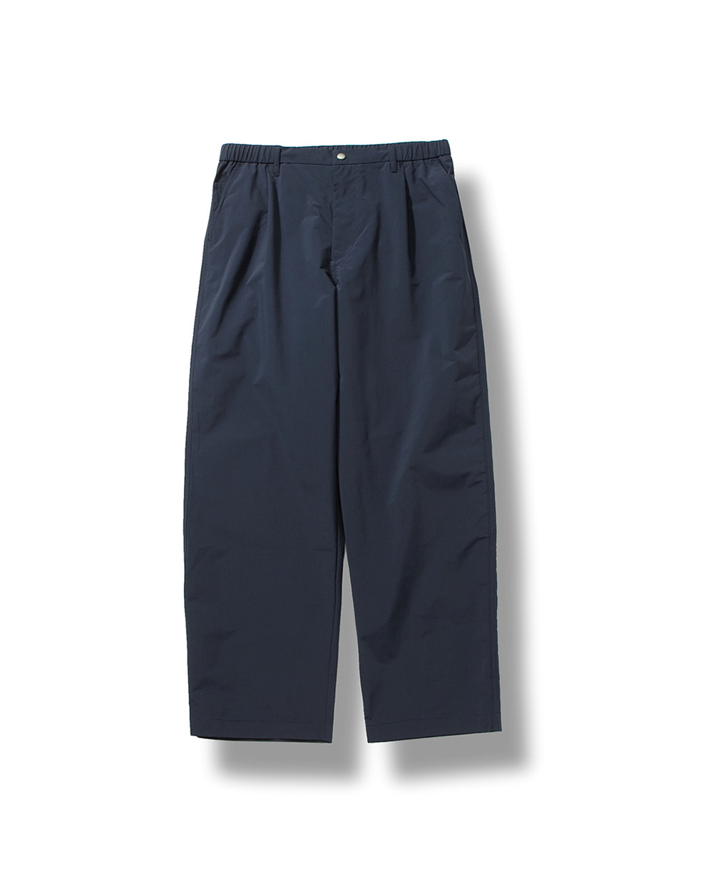 WIDE CASUAL BANDING SLACKS_NAVY