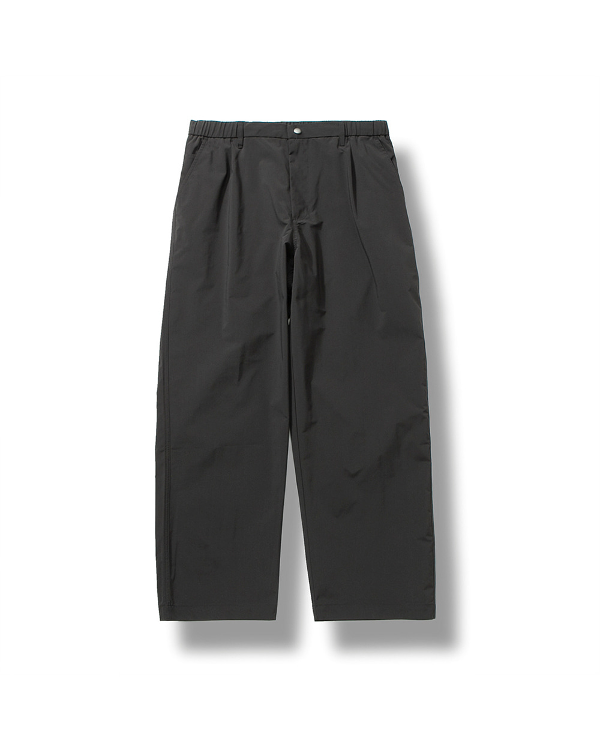 WIDE CASUAL BANDING SLACKS_BLACK