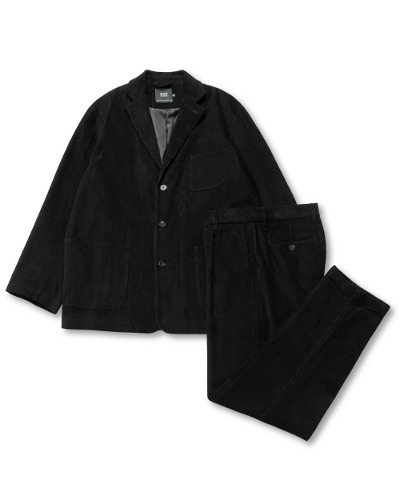 CORDUROY SET UP_BLACK