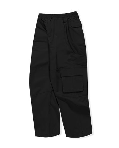 CALF POCKET C/N CARGO PANTS_BLACK