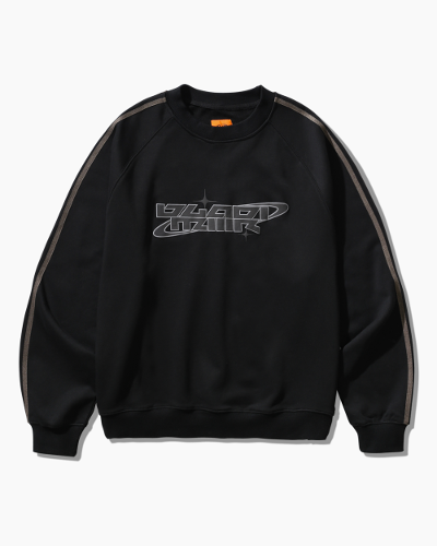 (VLAD) TYPE-A TRACK ARTWORK SWEAT T-SHIRT_BLACK