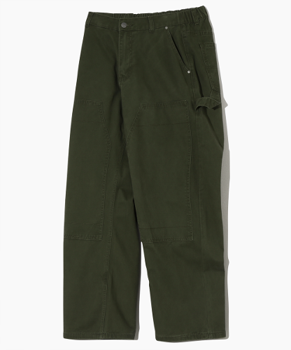 DOUBLE KNEE WORK PANTS_OLIVE