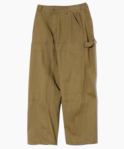 DOUBLE KNEE WORK PANTS_BEIGE