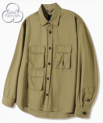 UTILITY WORK SHIRT_BEIGE