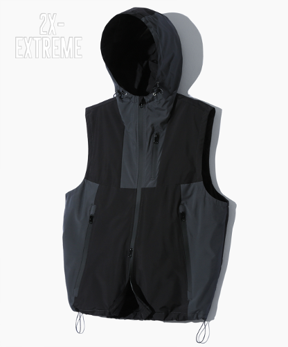 (VLAD) DOUBLE LAYER™ WINDBREAKER VEST_BLACK&amp;CHACOAL