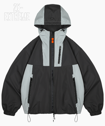 (VLAD) DOUBLE LAYER WINDBREAKER JACKET_GRAY&amp;CHACOAL GRAY