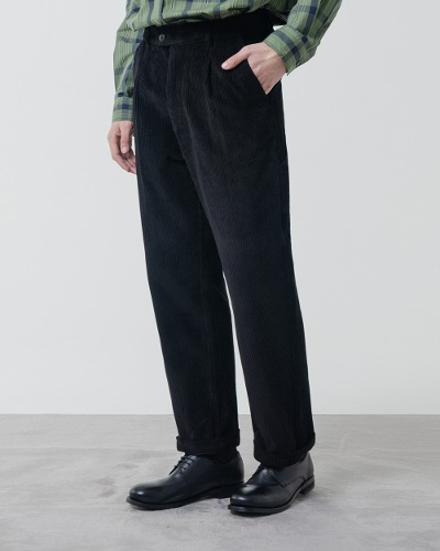 CORDUROY FATIGUE PANTS_BLACK