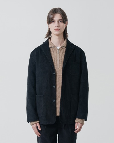 CORDUROY DAILY JACKET_BLACK