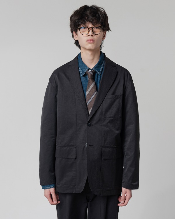 SIDEFIX SHOOTING BLAZER JACKET_BLACK