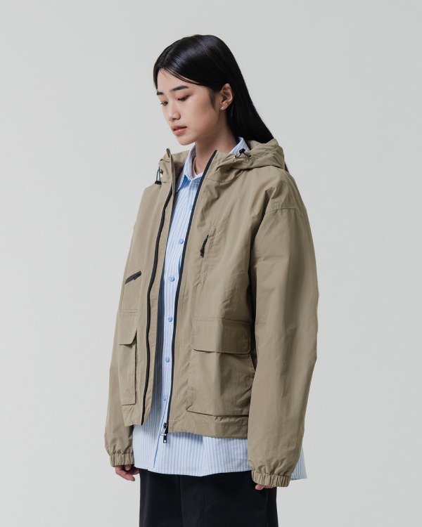 (올시즌) 2WAY AUTHENTIC WINDBREAKER_BEIGE