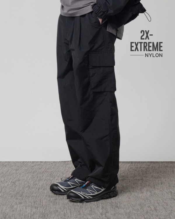 (VLAD) WATERPROOF CARGO PANTS_BLACK