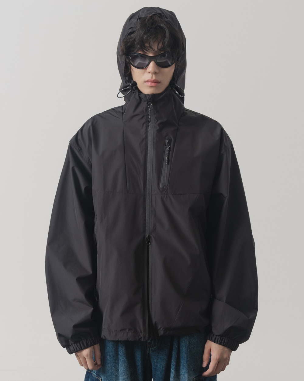 (VLAD) DOUBLE LAYER WINDBREAKER JACKET_BLACK