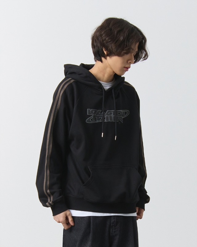 (VLAD) TYPE-A TRACK ARTWORK HOODED T-SHIRT_BLACK