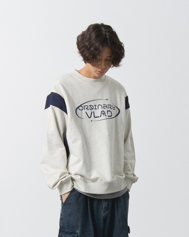 (VLAD) TYPE-B ASTRO SWEAT T-SHIRT_OATMEAL