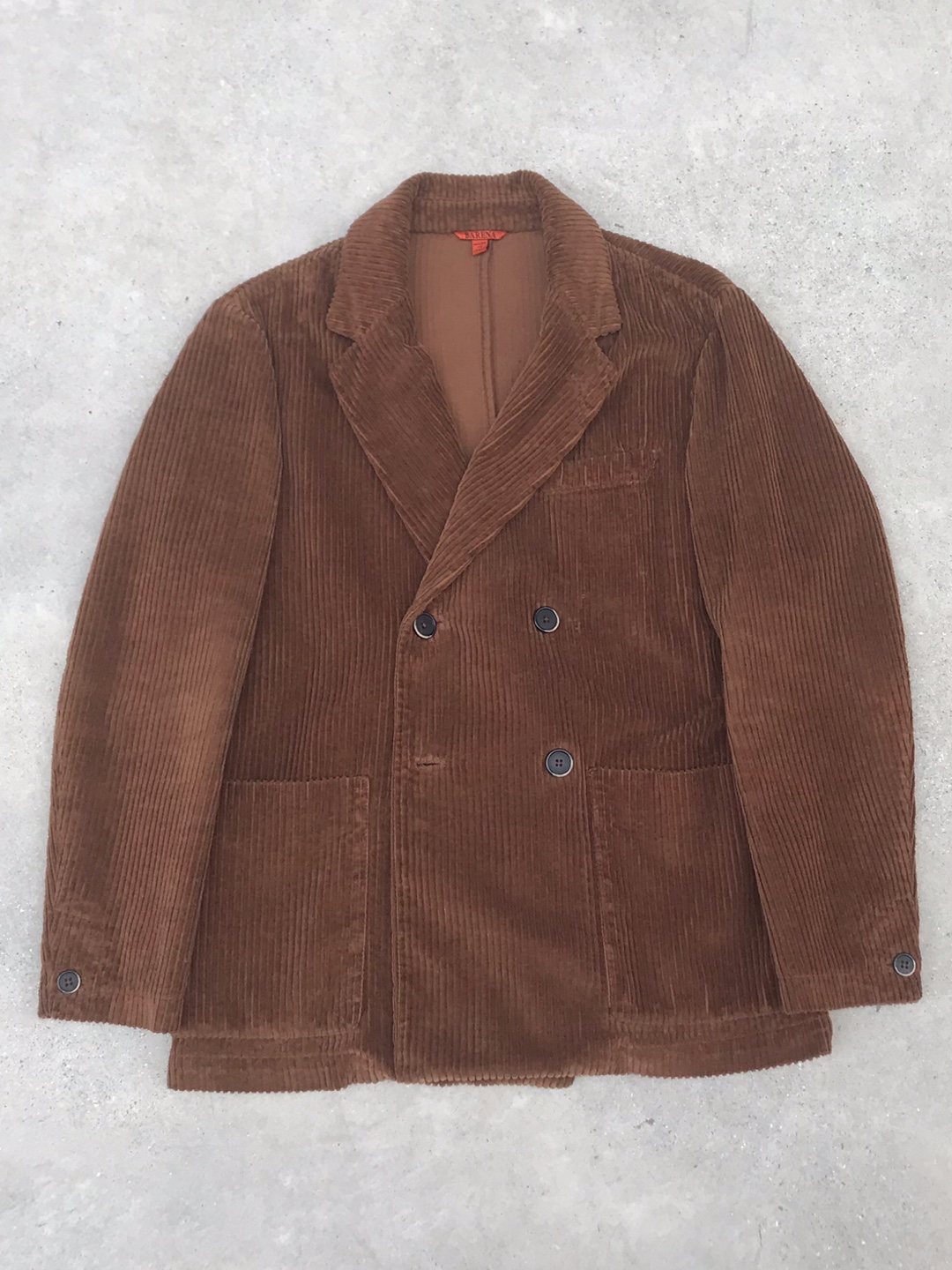 barena venezia corduroy double breasted suit Italy made (46 size, 실측 참고)