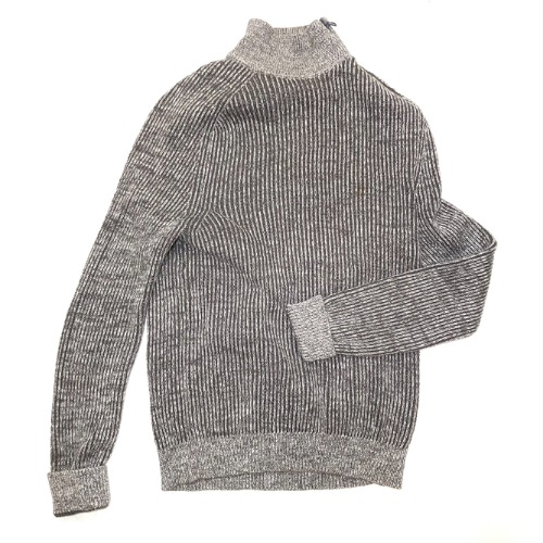 armani exchange cotton mock neck raglan sweater (105 size)