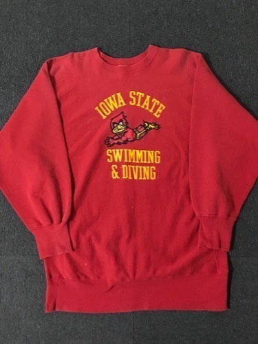 80s champion reverse weave sweatshirt ‘ swimming &amp; diving ‘ (XXL size, ~105 추천)