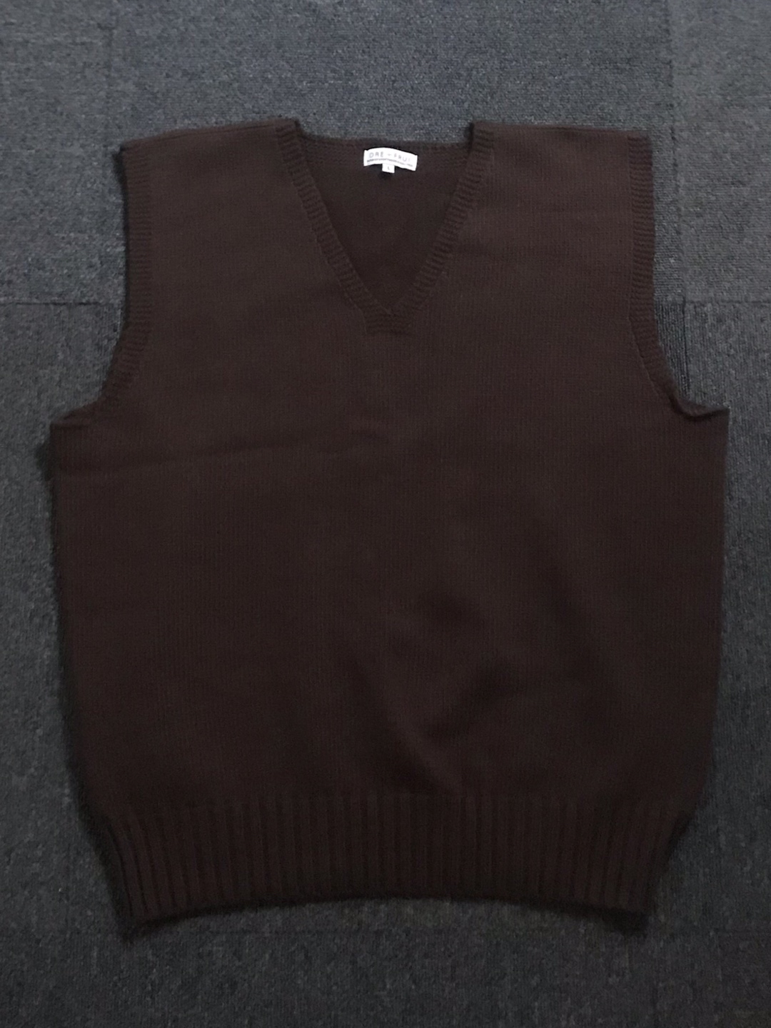 dre frui wool/nylon/cashmere knitted vest (L size, 100~ 추천)